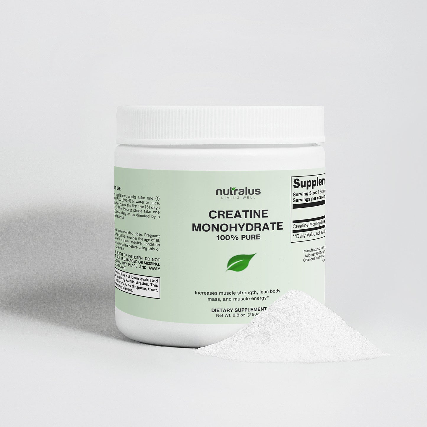 Creatine Monohydrate - NUTRALUS