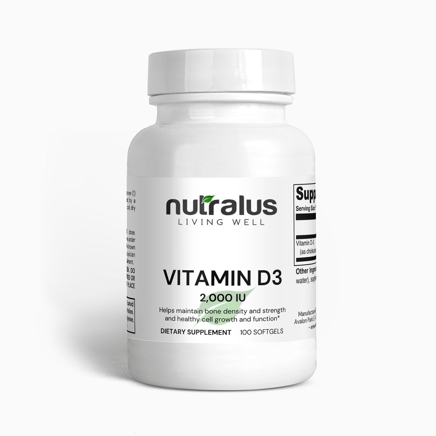 Vitamin D3 2,000 IU - NUTRALUS