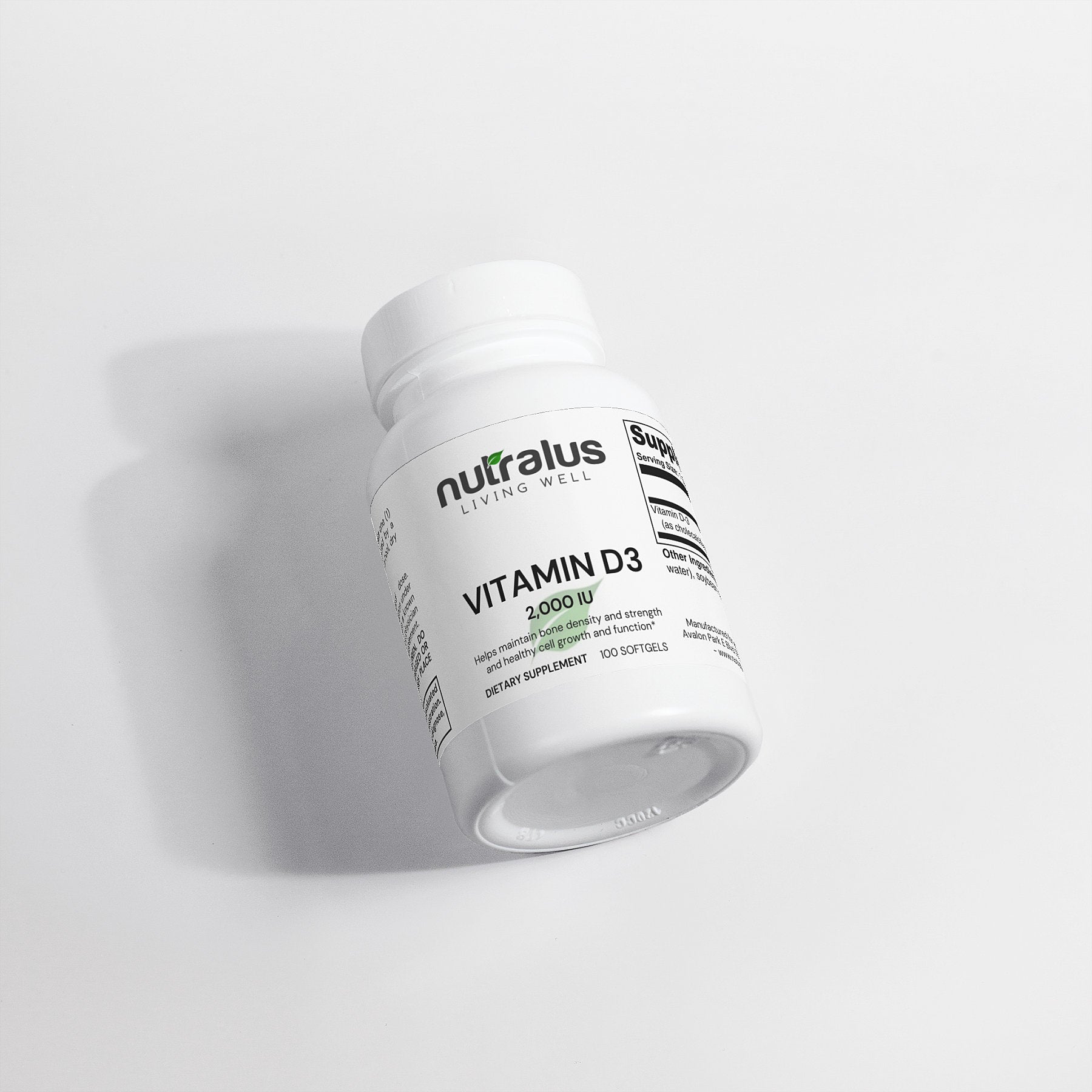 Vitamin D3 2,000 IU - NUTRALUS