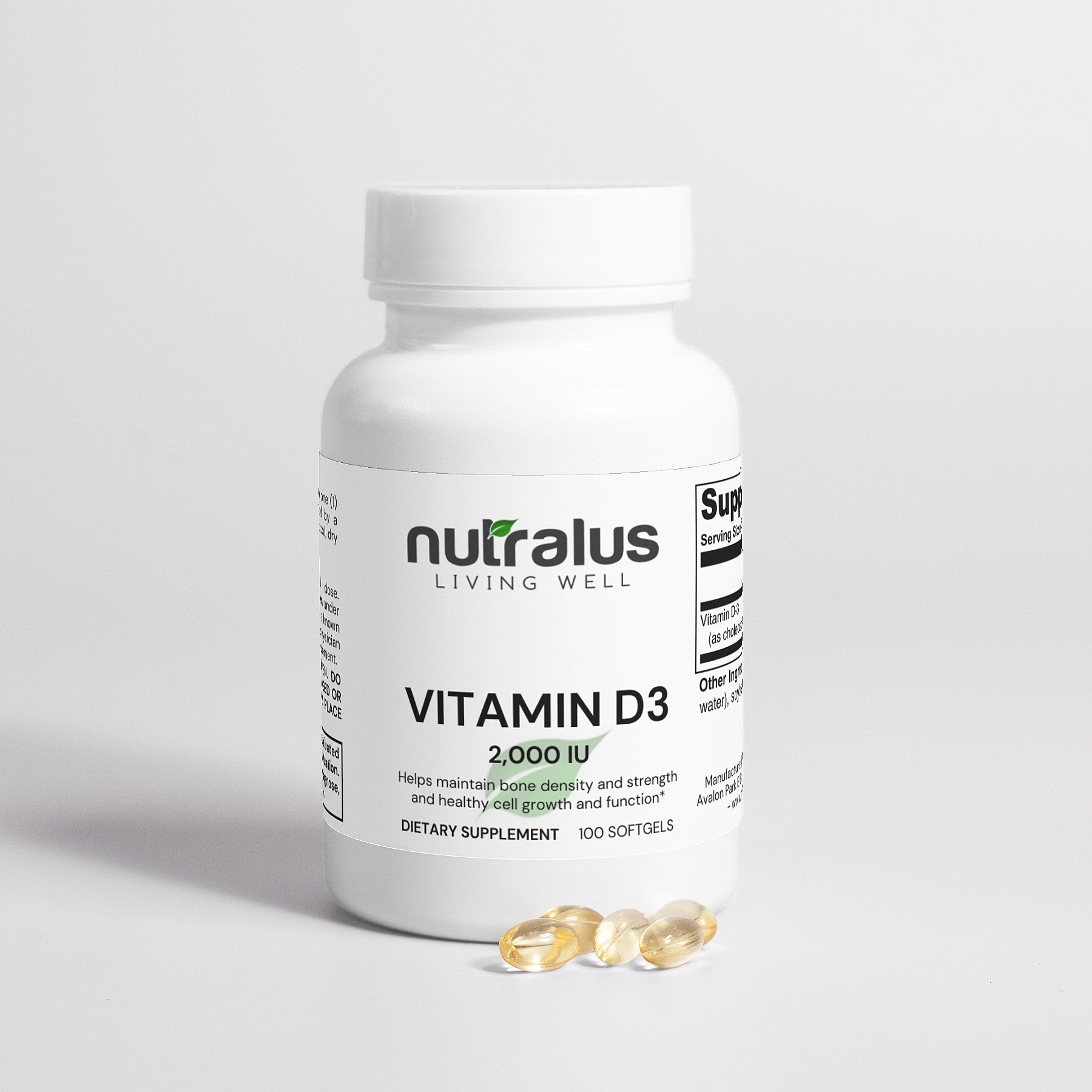 Vitamin D3 2,000 IU - NUTRALUS