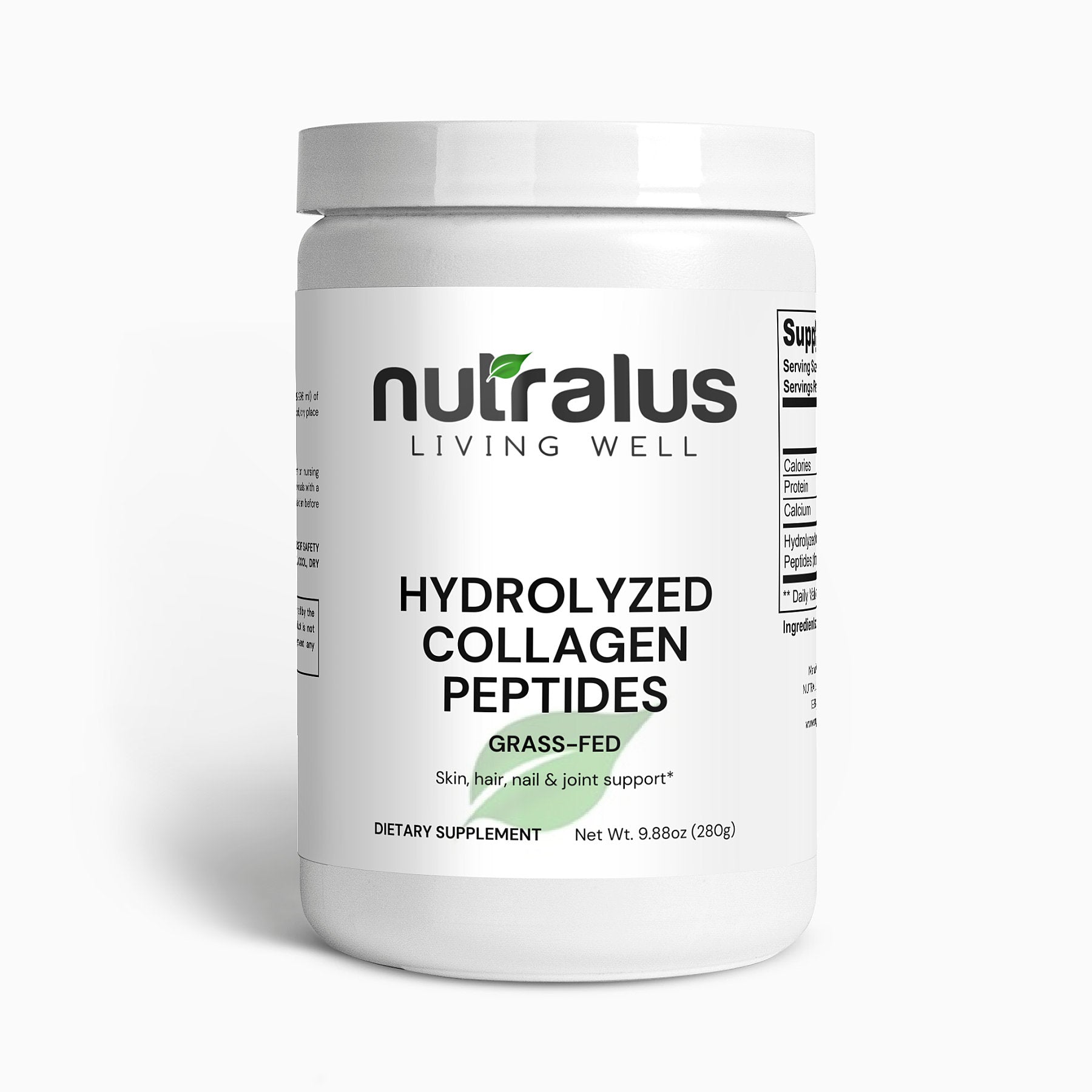 Grass-Fed Hydrolyzed Collagen Peptides - NUTRALUS