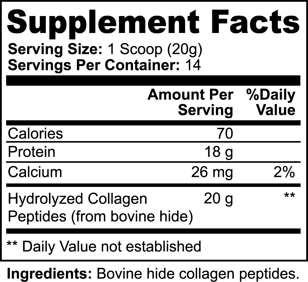 Grass-Fed Hydrolyzed Collagen Peptides - NUTRALUS