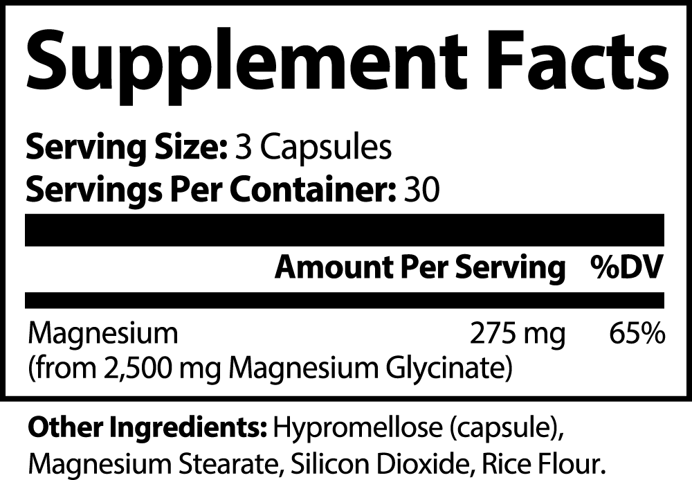 Magnesium Glycinate - NUTRALUS